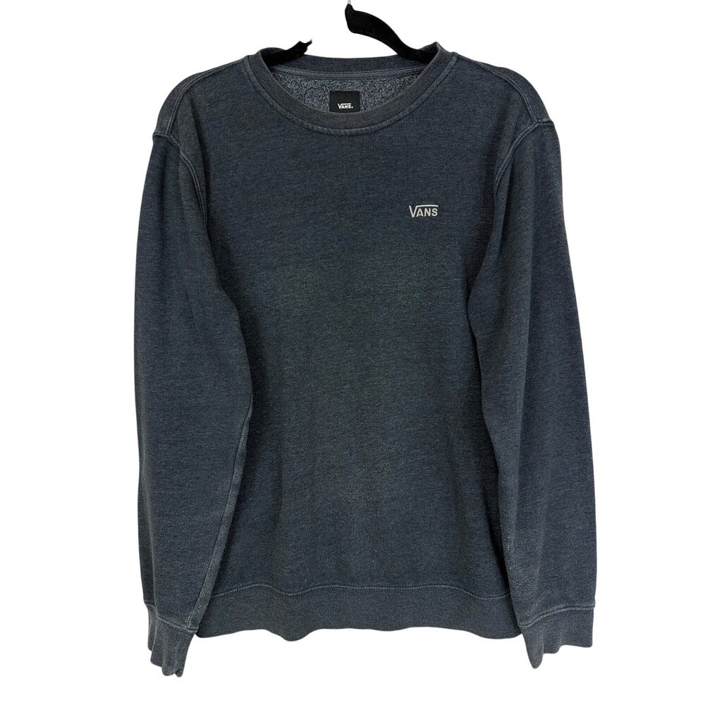 Vans Grey Long Sleeve Crewneck Sweatshirt Size Small